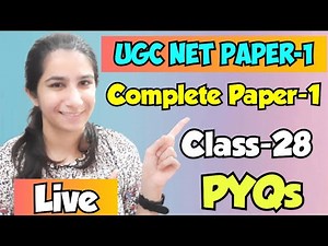 Class-28 | UGC NET Dec-2023 Paper-1 | PYQs Practice | Complete Paper-1 Questions @InculcateLearning