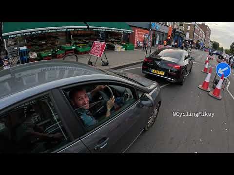 Cycling Mikey Catches Four Drivers in One Short Trip - RE12LND NV10DDJ AJ66SXY AE19NMU