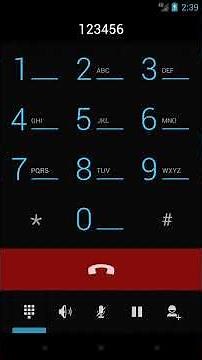 Android 4.0 incoming call