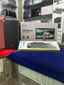 ALL CPU 1 YEAR REPLACEMENT WARRNTY :-i3-3 GENERATION CPU Core i3-3 Gen | Ram 8 Gb | 256 Gb SSD | Nvme Slot Available | HDMI – VGA |Rs.8000Core i3-3 Gen | Ram 16 Gb | 256 Gb SSD | Nvme Slot Available | HDMI – VGA |Rs.9000Core i3-3 Gen | Ram 16 Gb | 512 Gb SSD | Nvme Slot Available | HDMI – VGA |Rs.10,000NEW EVM 19 INCH NEW MONITOR ( 1 YEAR WARRNTY ) Rs.3200Zebranics New Wire keyboard And Mouse Rs.350***************************************************ALL CPU 1 YEAR REPLACEMENT WARRNTY :-i5-3 GENER