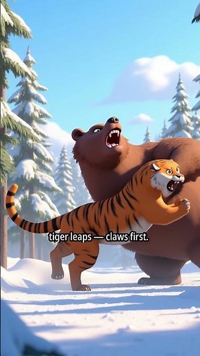 Siberian Tiger vs Brown Bear – Clash of Titans