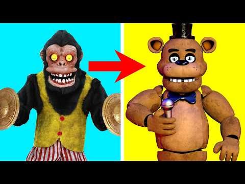 DIY Spirt Halloween Animatronic Makeover to FREDDY FAZBEAR!