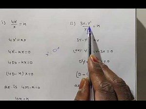 Problem's on Method of separation of Variables