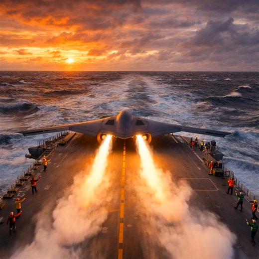 Next-Gen Stealth Bomber Carrier Launch 🚀⚓ | US Military Defense