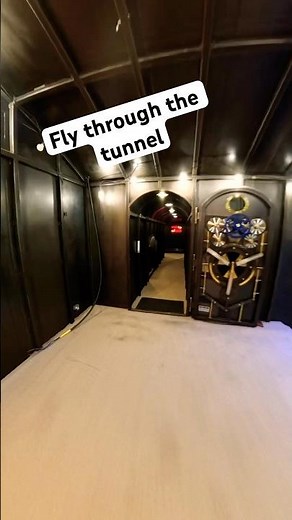 I flew a drone through my tunnel