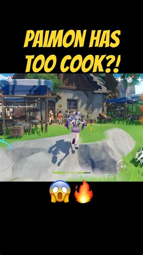 Xiangling’s Cooking Duel! Paimon Gets Forced to Help 😂 | Genshin Impact Short