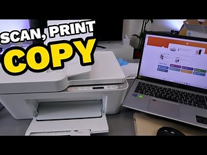 How To Scan, Print and Copy With HP Deskjet 4120e, 4100e All In One Printer