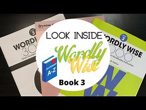 Wordly Wise 3000 Level 3 // Look Inside // 2021-2022 Homeschool Curriculum
