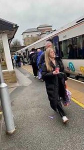 The York & Leeds trains arriving at Horsforth Station.