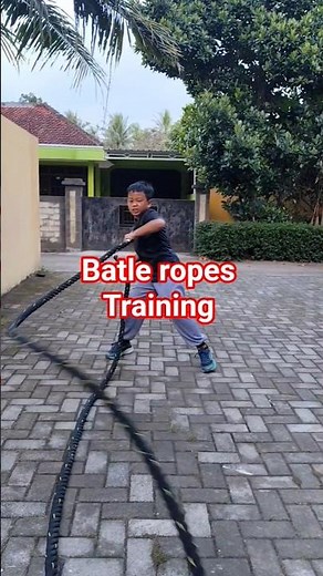 Batle ropes for boxing #boxing training