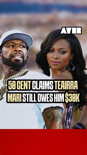 58K views · 730 reactions | 50 Cent doubles down on claim that Teairra Mari owes him $30K: "She got a payment plan, I don't care if you feel like you going to college" ️ | Angela Yee | Facebook