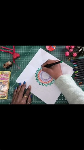 Beautiful Mandala✨✨#art #diy @pencilmation @TiktikCraft#mandala #shorts #shortvideo #drawing