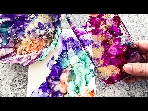 3 FAST ALCOHOL INK GIFTS you can make RIGHT NOW