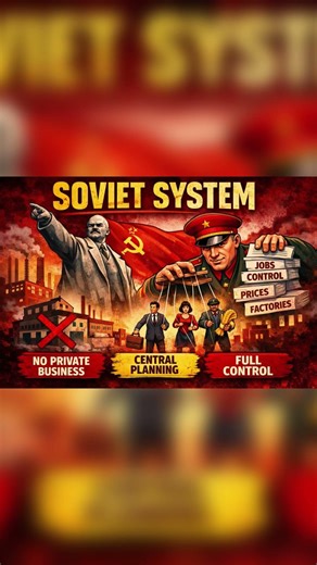 Soviet System: Power in ONE hand Soviet Union = State controls everything #sovietspaceprogram #facts
