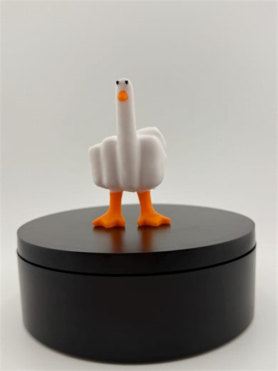 3D Printed Middle Finger Duck Sculpture: Cheeky Home Decor - Etsy