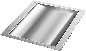Marada Stainless Steel Drop-in Tray,10 L * 12 W * 1.6 H,Drop-in Deal Tray,All Brushed 304 Window Tray,High Standard