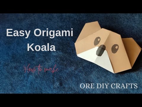 Easy Origami Koala Step By Step - DIY