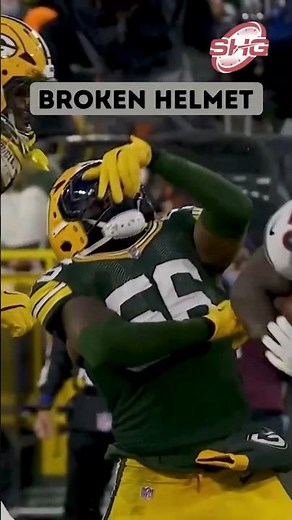 Broken Helmet Moment Shows How Brutal the NFL Can Be 🏈💥
