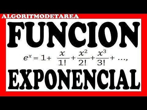 Algoritmo para obtener una funcion exponencial