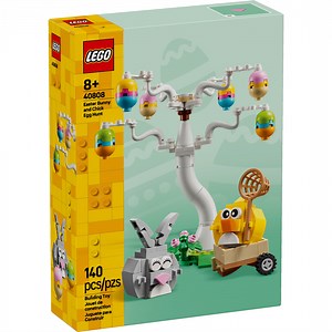 LEGO Easter Bunny and Chick Egg Hunt Building Toy for Girls & Boys - Springtime Pretend Playset for Kids, Ages 8 - Basket Stuffer or Gift Idea for Easter, Birthdays, & Special Occasions - 40808