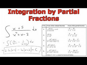 Integration by Partial Fractions