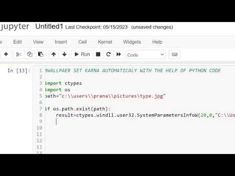 "Auto Change Your Desktop Wallpaper with Python | Python Wallpaper Changer Script Tutorial"