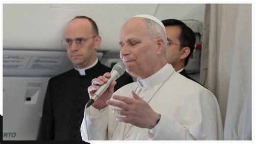 Pope Leo XIV today:"Debating the President is not my interest at all."His peace speech that Trump attacked?It was written two weeks before Trump ever commented on him.The Pope wasn't responding to Trump.Trump inserted himself into a message that was never about him.Then fabricated a quote saying the Pope supports Iranian nukes.Then his brother received a bomb threat.The most powerful religious leader on earth is turning the other cheek.Trump can't stop throwing punches at a man who isn't fightin