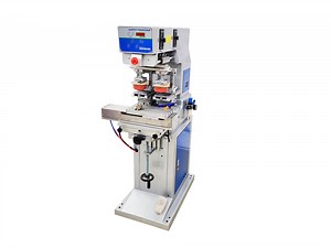 [Hot Item] 2-Color Ink Cup Automatic Pad Printing Machine for Safety Helmet Pad Tampon Printing Machine Paint Hard Hat Two-Tone Tampo Machines