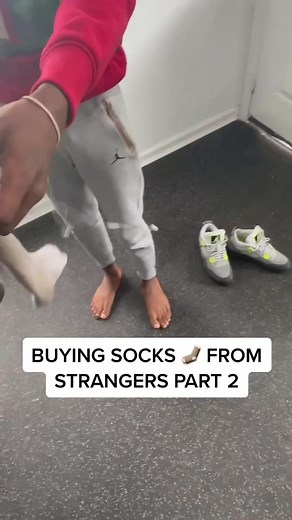 Male Feet Social Experiment - Buying Socks from Strangers