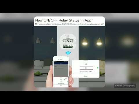 MOES Wifi Smart Light Switch Diy Breaker Module Smart LifeTuya APP Remote Control,Works with Alexa E