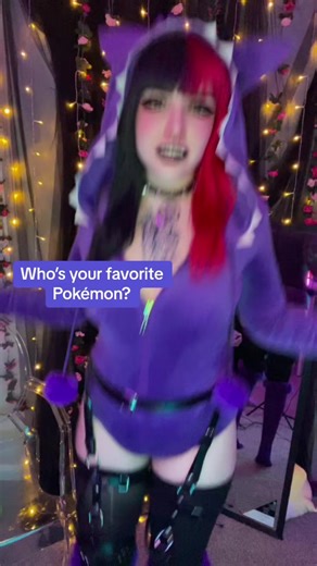 Whos your favorite pokemon? 💜 mine is actually vaporeon lol #pokemon #cosplay
