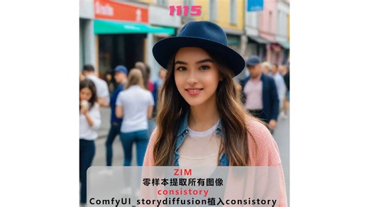 ZIM 零样本提取所有图像 在comfyUI中使用consistory_哔哩哔哩_bilibili