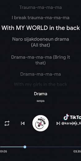 Aespa Drama Karaoke - Full Instrumental Lyrics