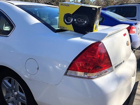 2006-2013 IMPALA rear speaker replacement!