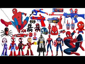 Marvel Popular Toy Collection | Spider Man Action Doll | Marvel Toy Gun Collection unboxing