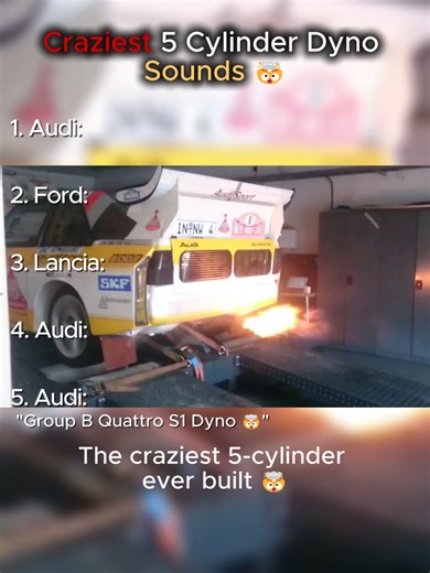 Craziest 5 Cylinder Dyno Sounds Unleashed