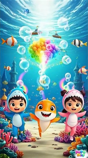 Baby Shark Song (Doo Doo Doo) | Nursery Rhymes & Kids Songs | PuPu Play