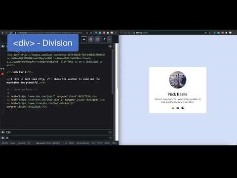 7. HTML - Nesting Elements