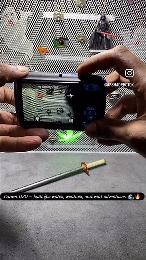 Canon PowerShot D30 — Tough, Waterproof, Adventure-Ready! #arshadphotos #lahorecameramarket #retro