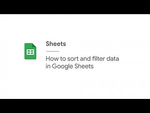 Sort & filter your data - Computer - Google Docs Editors Help