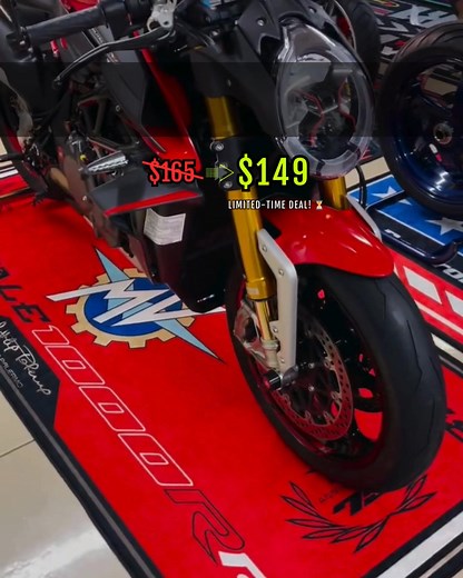 A Better Way to Park Your Motorcycle Keep your garage stylish and tidy with our Custom Display Mats. Designed to enhance your space and make your bike stand out — even when parked. ✅ Personalized Design Options ✅ Custom Fit for Every Motorcycle | MPM Motorcycle Mat | Facebook