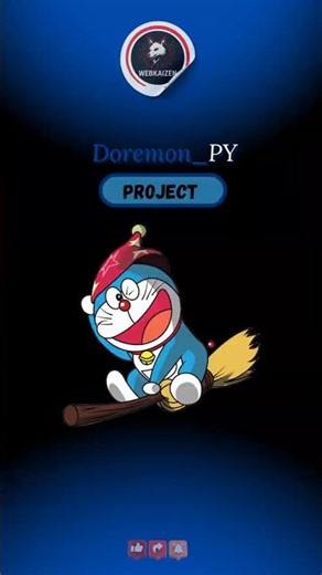 Doremon_PY. #webkaizen #python #doraemon #programming #coding #computerscience #childhood #memories