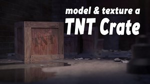 Create a TNT Crate Model in Blender