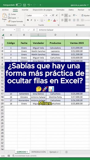 Excel desde Cero | CursoOnline on TikTok