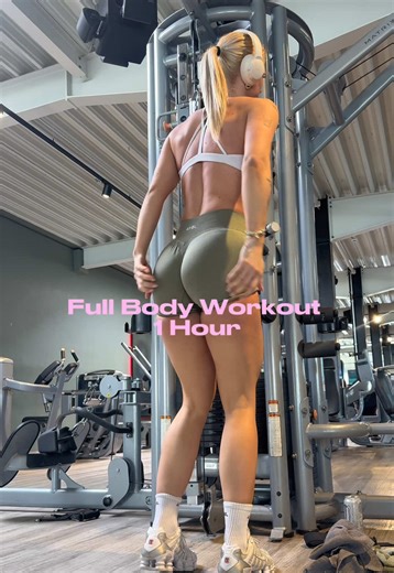 Full Body Workout 🏋🏼‍♀️ Outfit Details: @AYBL code: JENNY10 #fullbodyworkout #gymlover #fürdich #gym #fypシ゚viral🖤tiktok