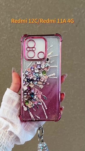 Casing Hp Berlaku Untuk 【Redmi 12C/Redmi 11A 4G】 Case Luxus ringan