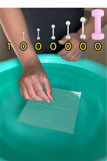 Floating Objects Experiment with Paper