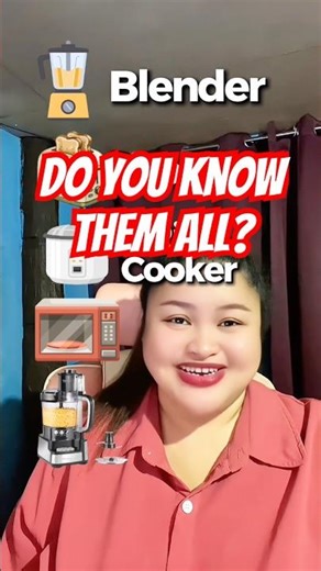 P Kitchen Vocabulary You Must Know (Blender, Toaster, Microwave…)