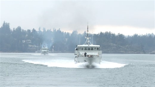 All eight orca-class vessels sail together for first time: CFB Esquimalt