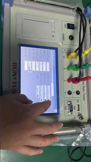 CT and PT transformer turns ratio tester #electrician#electricalengineering #electrical